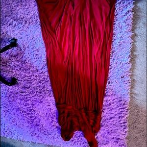 Deep Red Bridesmaid dress